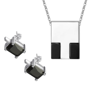 Silver Jewelry Set LST195