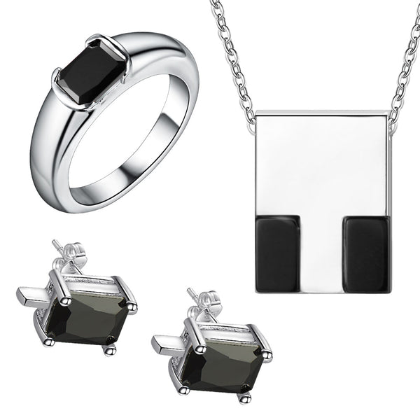 Silver Jewelry Set LST196