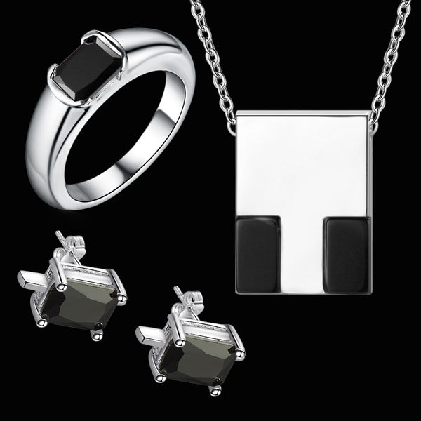 Silver Jewelry Set LST196