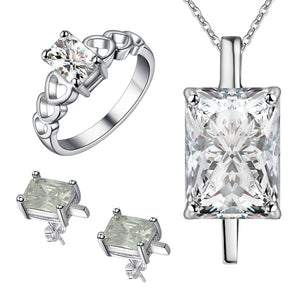 Silver Jewelry Set LST198