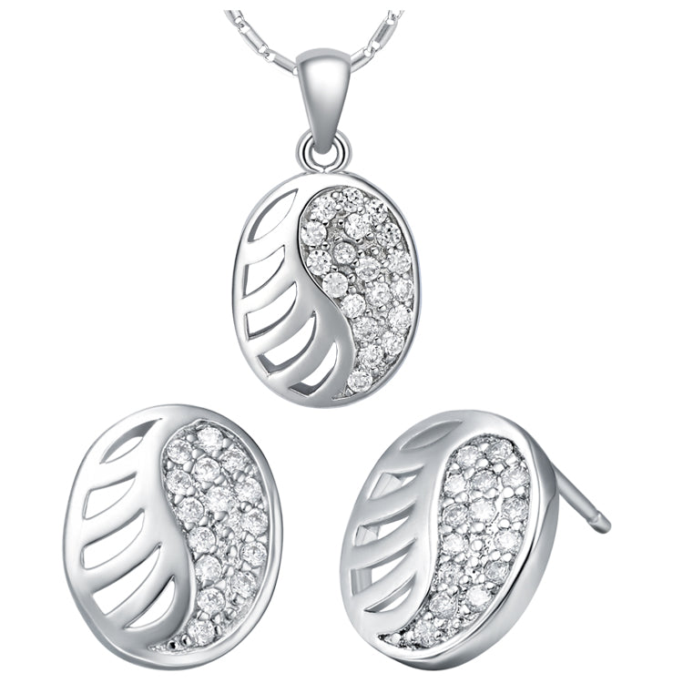 White Gold Jewelry Set LST202