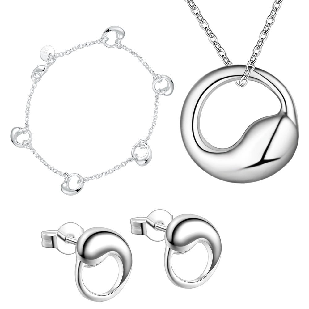 Silver Jewelry Set LST203