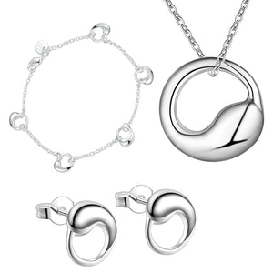 Silver Jewelry Set LST203