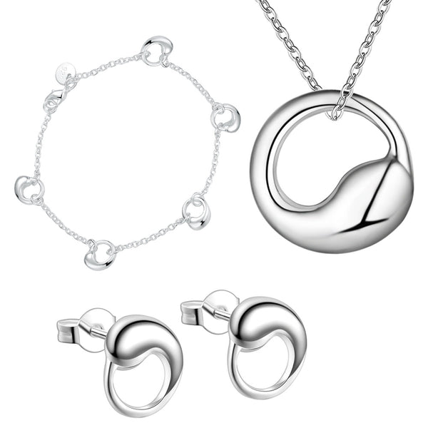 Silver Jewelry Set LST203