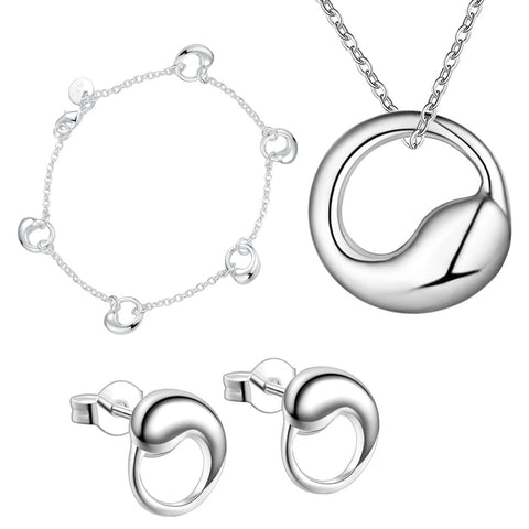 Silver Jewelry Set LST203
