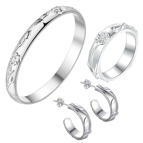 Silver Jewelry Set LST213