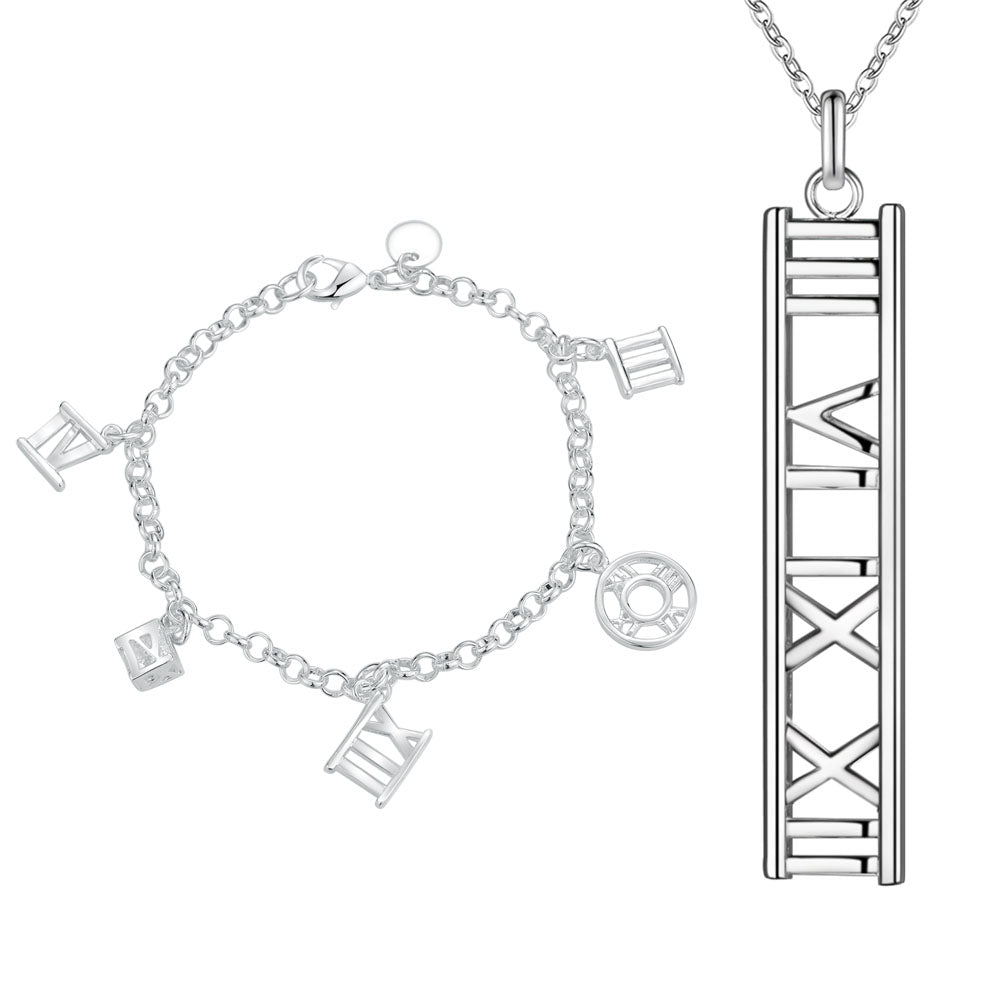 Silver Jewelry Set LST223