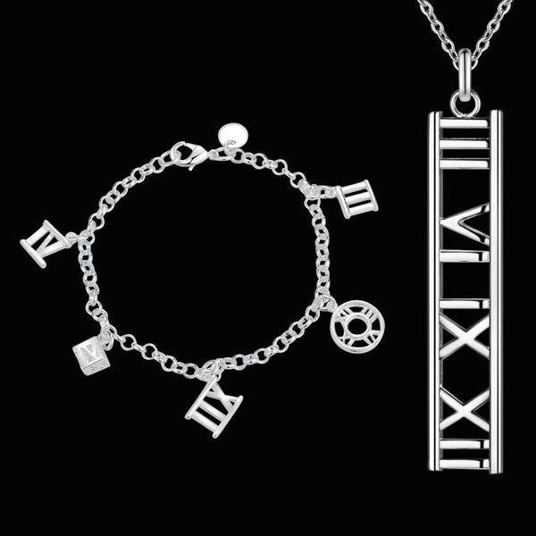 Silver Jewelry Set LST223