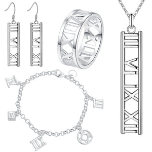 Silver Jewelry Set LST224