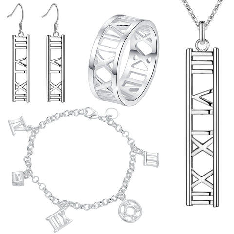 Silver Jewelry Set LST224