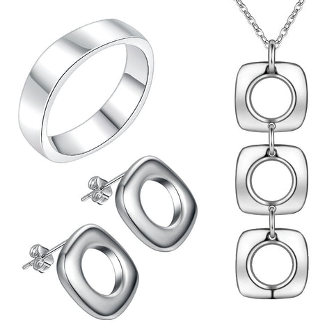 Silver Jewelry Set LST231