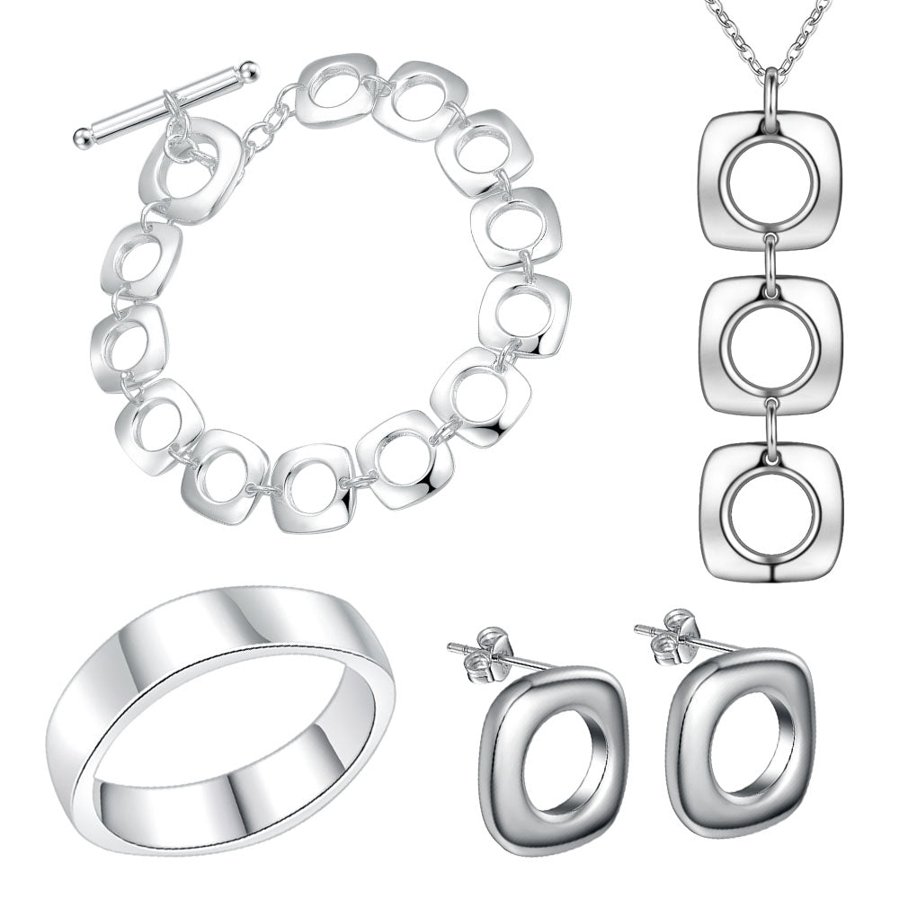 Silver Jewelry Set LST232