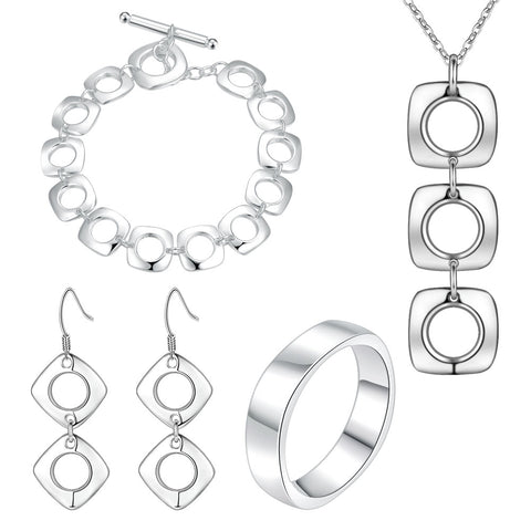 Silver Jewelry Set LST234