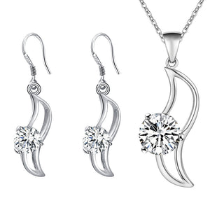 Silver Jewelry Set LST235