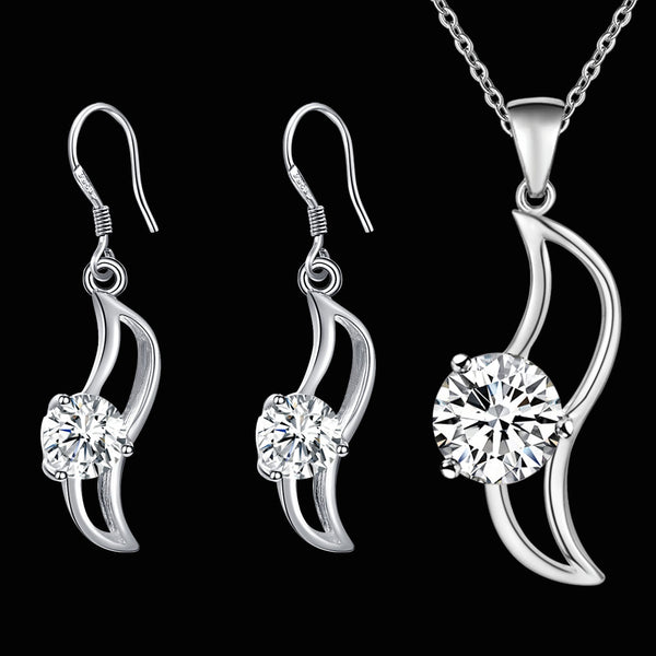 Silver Jewelry Set LST235