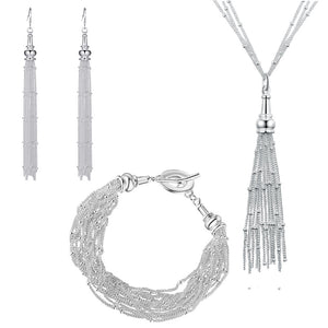 Silver Jewelry Set LST240