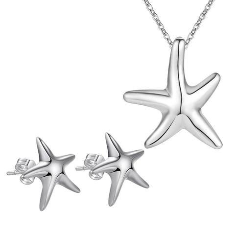 Silver Jewelry Set LST244