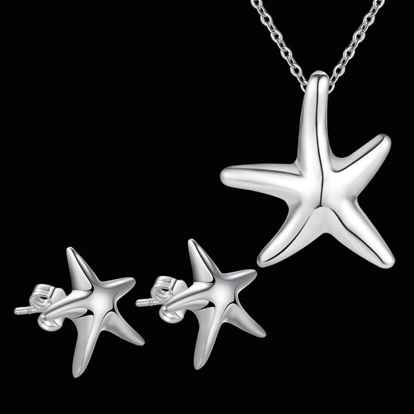 Silver Jewelry Set LST244