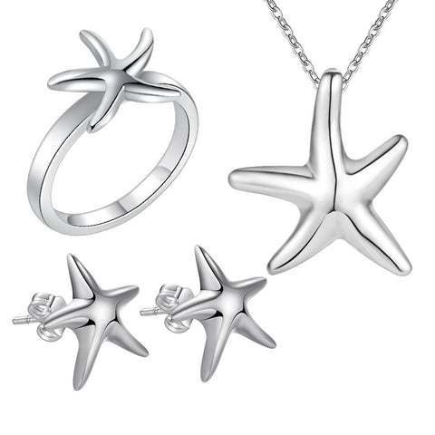 Silver Jewelry Set LST245