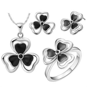 White Gold Plated Jewelry Set LST281