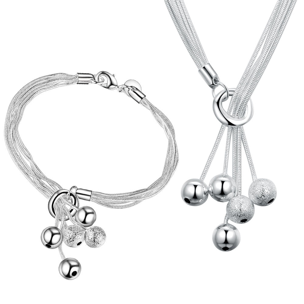 Silver Jewelry Set LST282