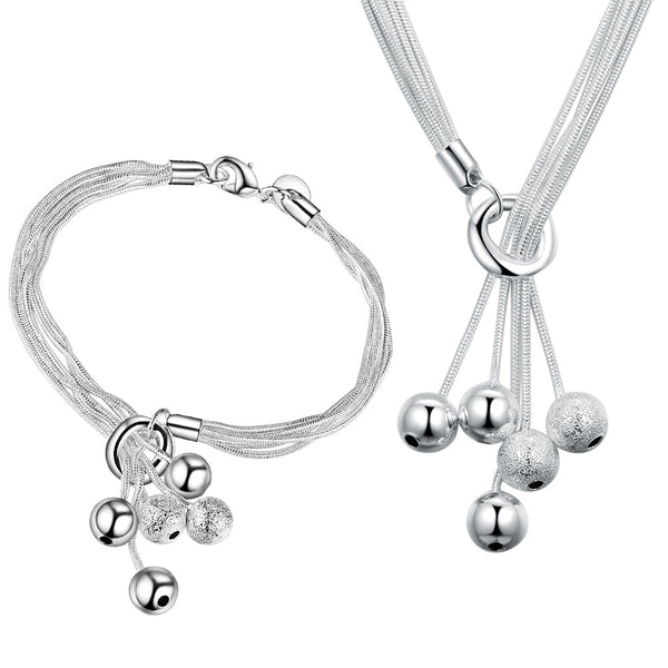 Silver Jewelry Set LST282