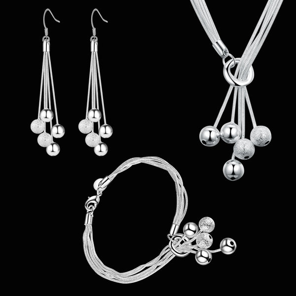 Silver Jewelry Set LST283