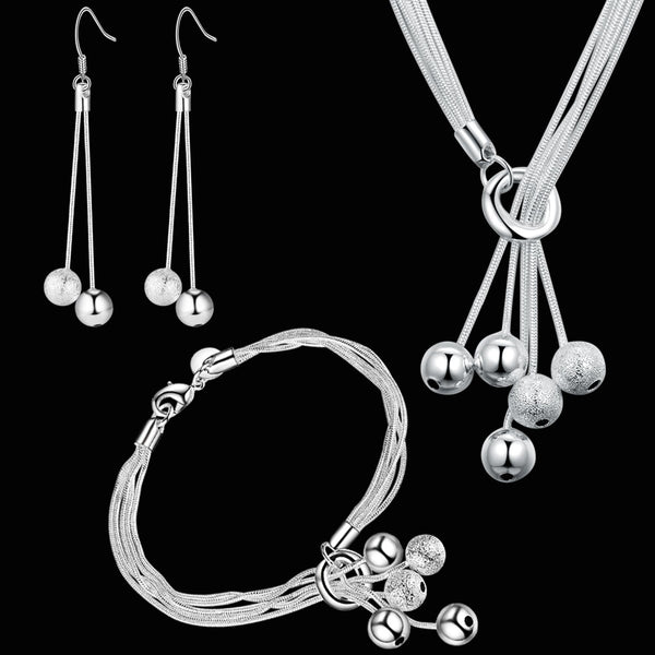 Silver Jewelry Set LST284