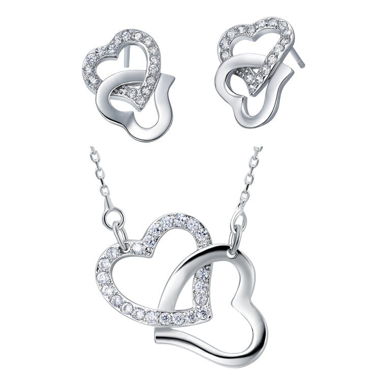 White Gold Plated Jewelry Set LST287