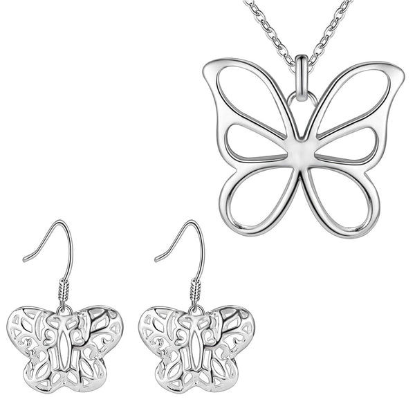 Silver Jewelry Set LST289