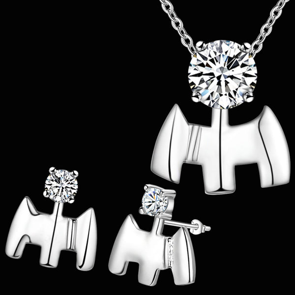 Silver Jewelry Set LST293