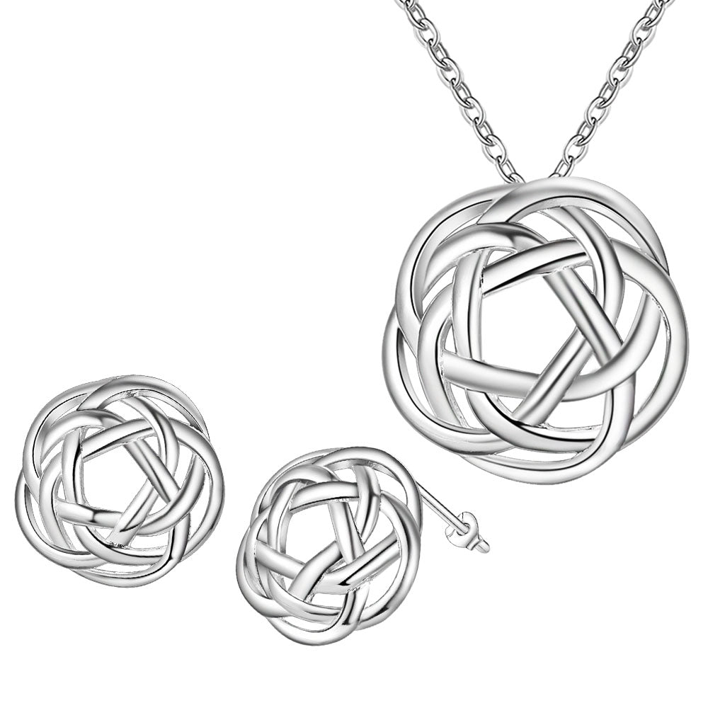 Silver Jewelry Set LST296