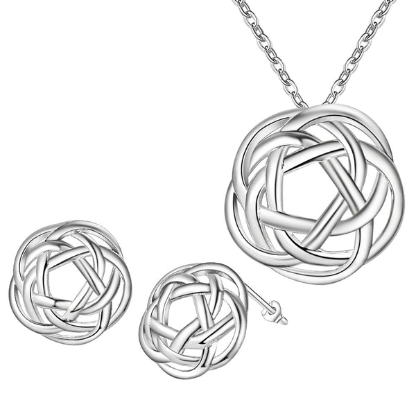 Silver Jewelry Set LST296
