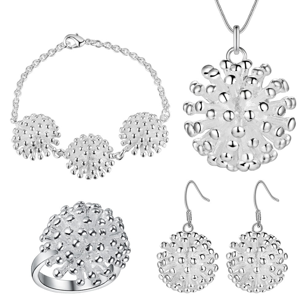 Silver Jewelry Set LST304