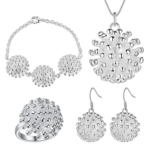 Silver Jewelry Set LST304