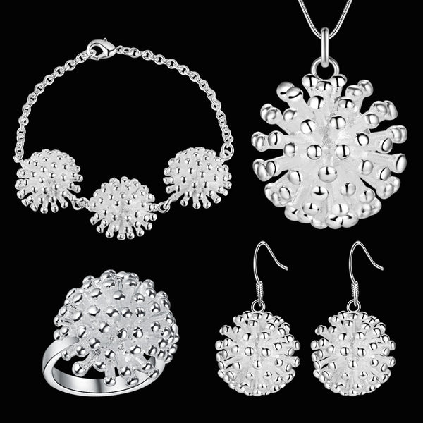 Silver Jewelry Set LST304