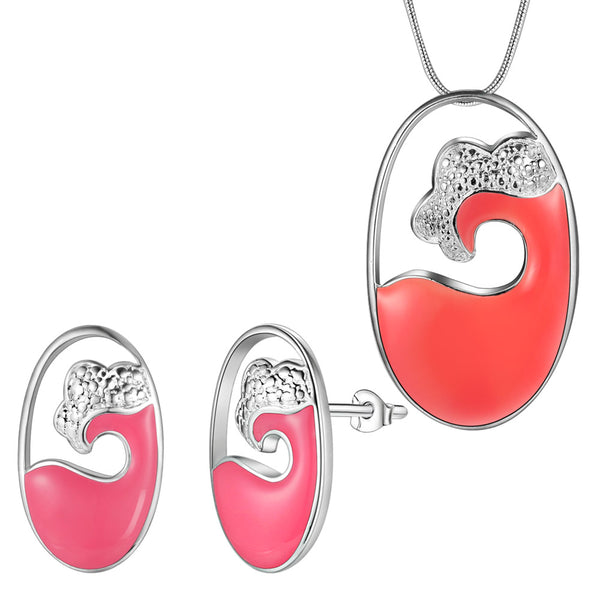 Silver Jewelry Set LST323