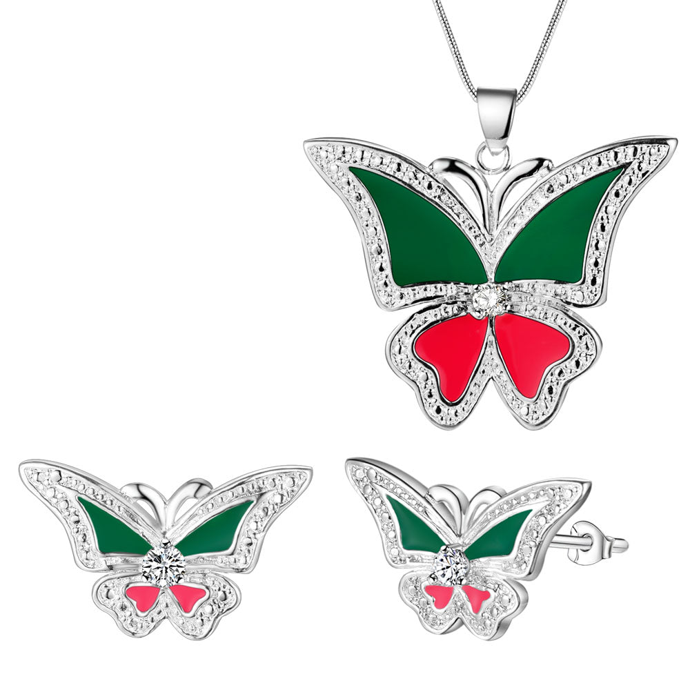 Silver Jewelry Set LST325