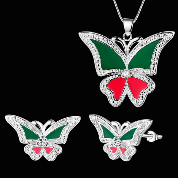 Silver Jewelry Set LST325