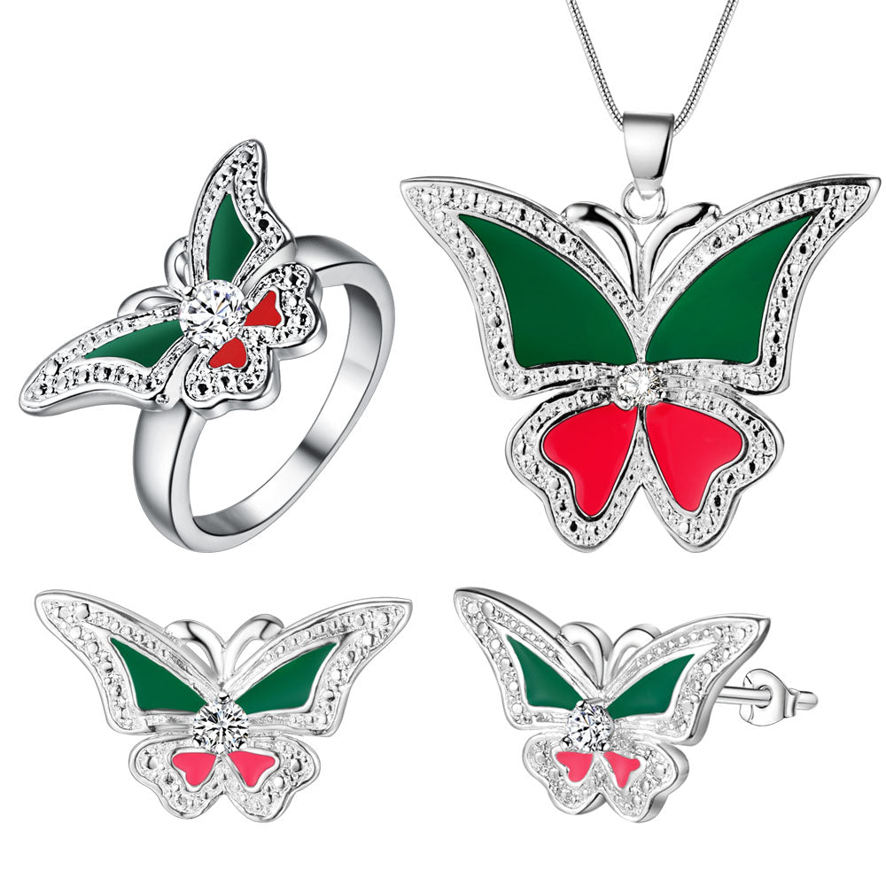 Silver Jewelry Set LST326