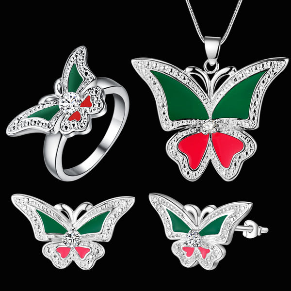 Silver Jewelry Set LST326