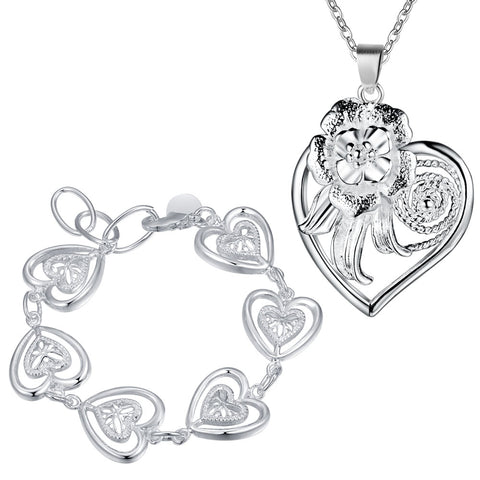 Silver Jewelry Set LST328