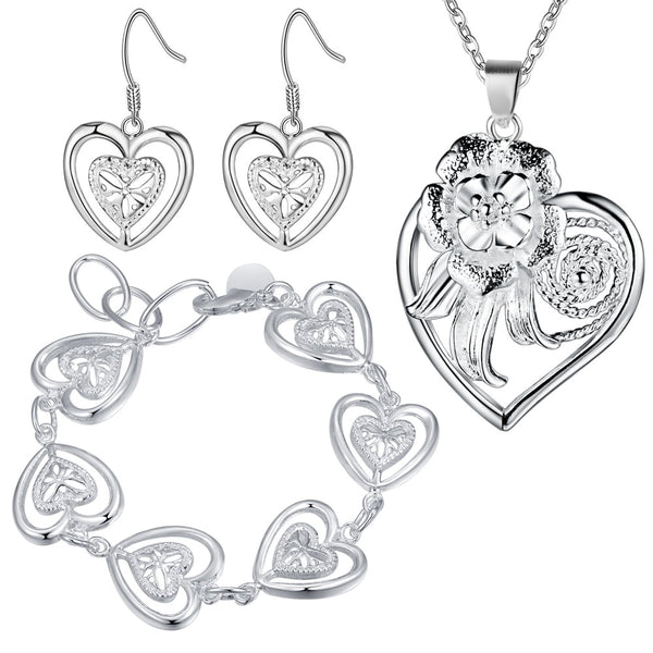 Silver Jewelry Set LST329