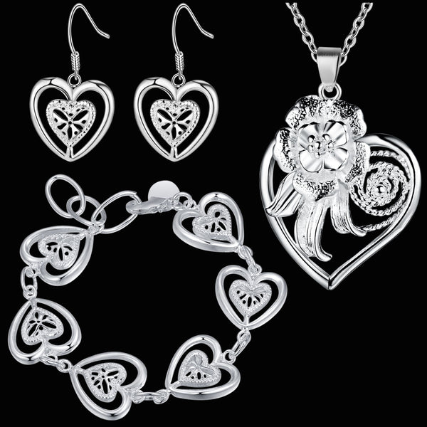 Silver Jewelry Set LST329