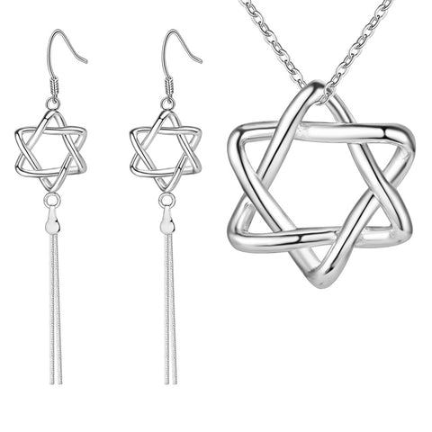 Silver Jewelry Set LST334