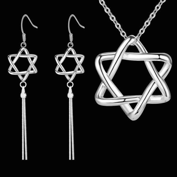 Silver Jewelry Set LST334