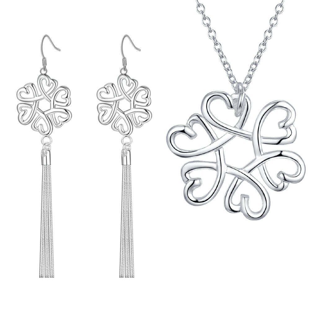 Silver Jewelry Set LST335