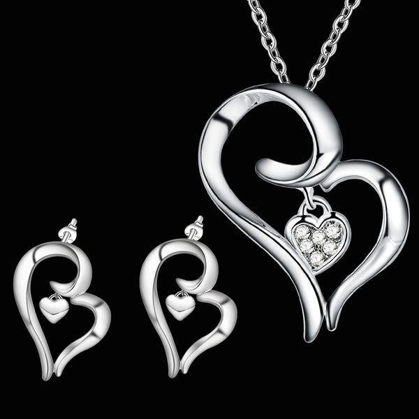 Silver Jewelry Set LST336