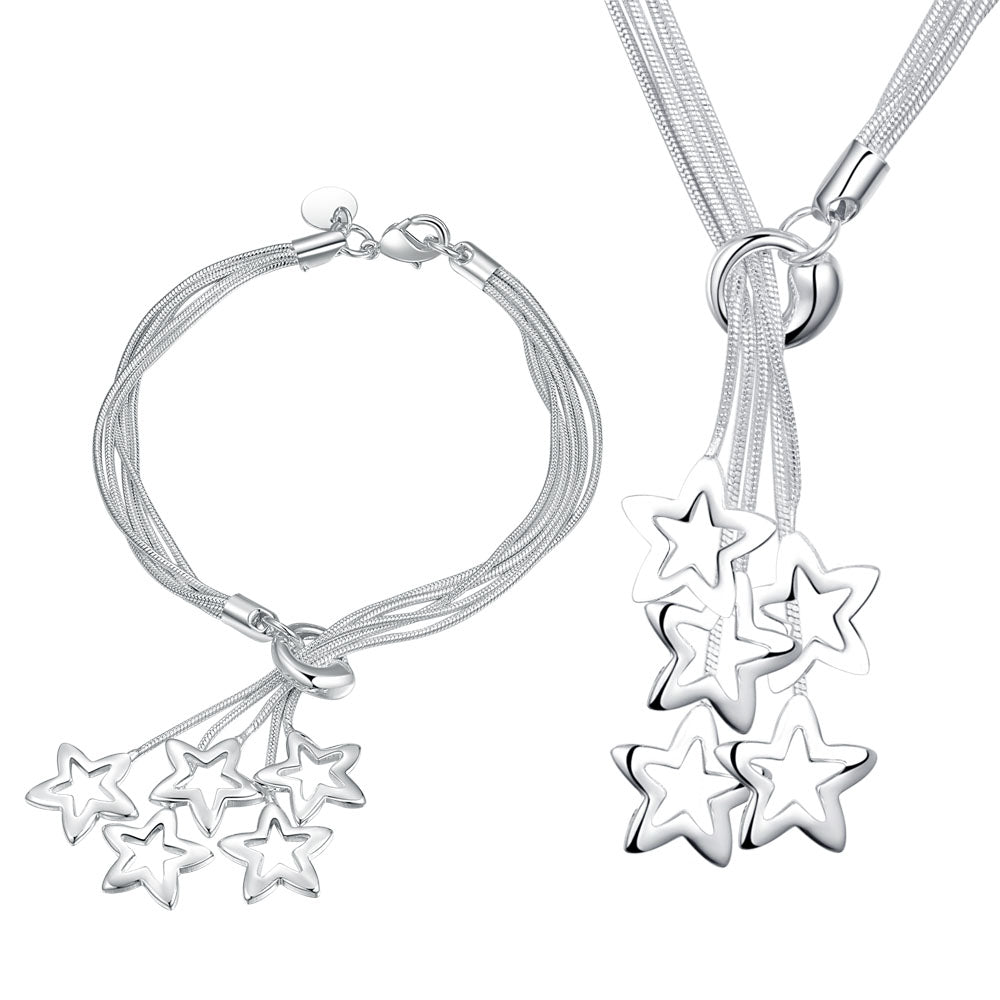 Silver Jewelry Set LST338