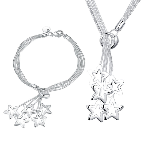 Silver Jewelry Set LST338